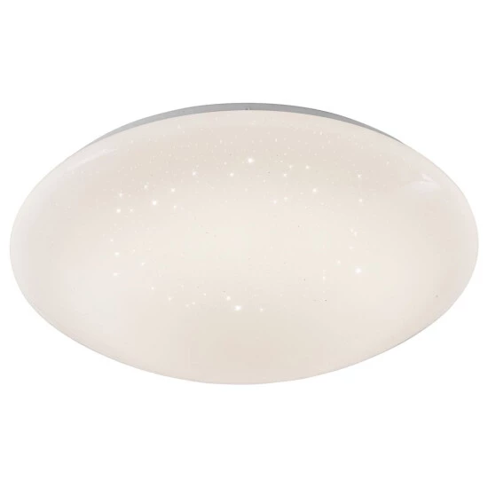 Bestpreis 🔔 Nino Leuchten LED Deckenleuchte Dots Kunststoff Weiss/Glitzerpunkte 63011507 🎉