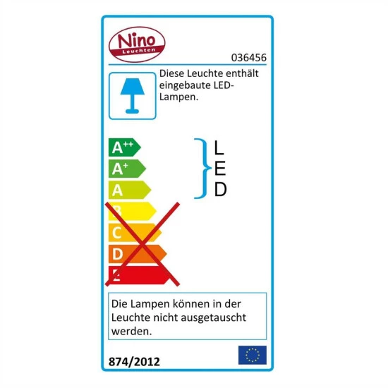 Bestpreis 🔔 Nino Leuchten LED Deckenleuchte Dots Kunststoff Weiss/Glitzerpunkte 63011507 🎉 - Image 2