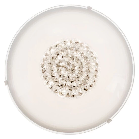 Brandneu ⭐ Nino Leuchten LED Deckenleuchte Glossy Glas Matt Weiss M.Acrylsteinen 61092507 💯 - Image 2