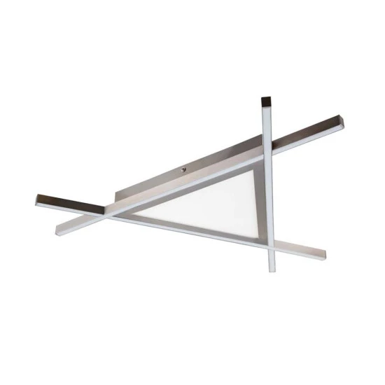 Besorgen ✔️ Nino Leuchten LED Deckenleuchte SQUARE Nickel Matt Incl.20W+6W 58cmx58cm 🎉 - Image 2