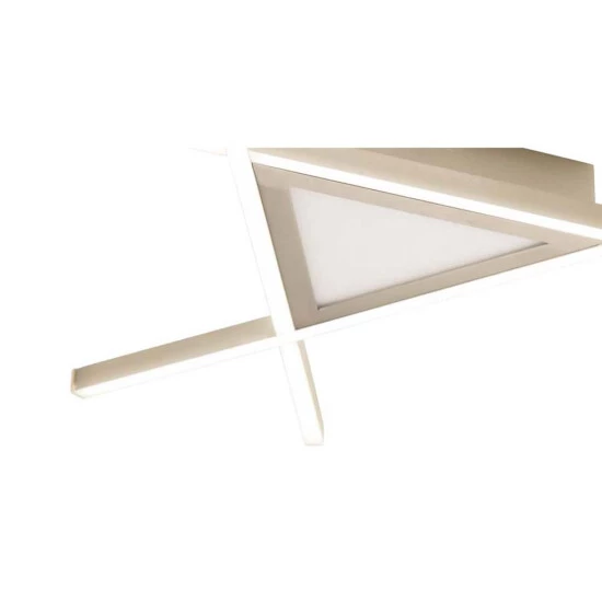 Besorgen ✔️ Nino Leuchten LED Deckenleuchte SQUARE Nickel Matt Incl.20W+6W 58cmx58cm 🎉 - Image 5