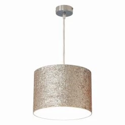 Am billigsten 😉 Nino Leuchten Pendel 1flg ASTRA Nickel,Schirm Goldfarbig Für 1xE27,max.40W D:25cm,H:18cm,H:max.150cm 🎉