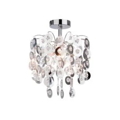 Schlussverkauf 🛒 Nino Leuchten Deckenleuchte 1-flg. Fantasy Chrom Acrylbehang Chrom Klar 😉