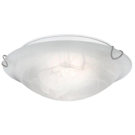 Budget 🌟 Nino Leuchten LED Deckenleuchte Derlin Glas Alabasterfarbig Weiss 61110607 🥰