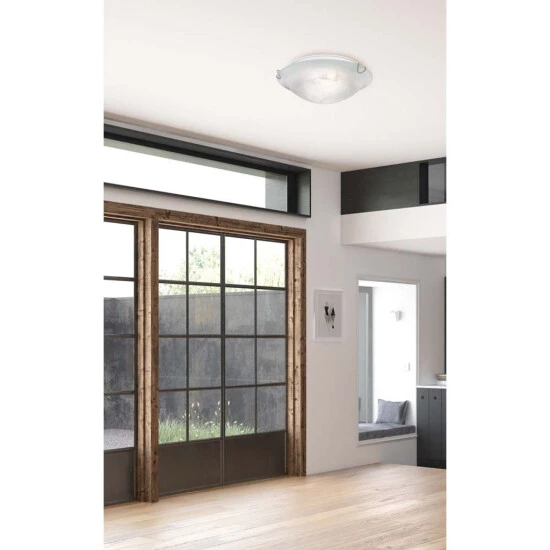 Budget 🌟 Nino Leuchten LED Deckenleuchte Derlin Glas Alabasterfarbig Weiss 61110607 🥰 - Image 2