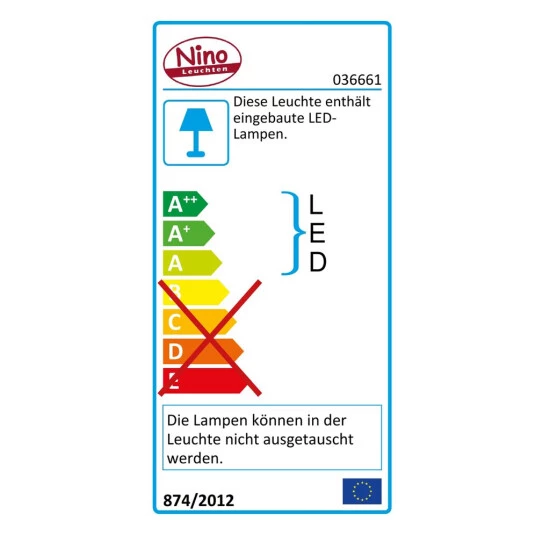 Schlussverkauf ⭐ Nino Leuchten LED Spot 2flg Nelli Nickel Matt 81350201 🔔 - Image 2