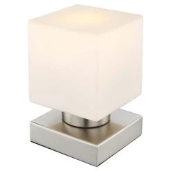 Bestpreis ✔️ Nino Leuchten Tischleuchte, Nickel-Matt, H 19cm, Nino TABLO 💯