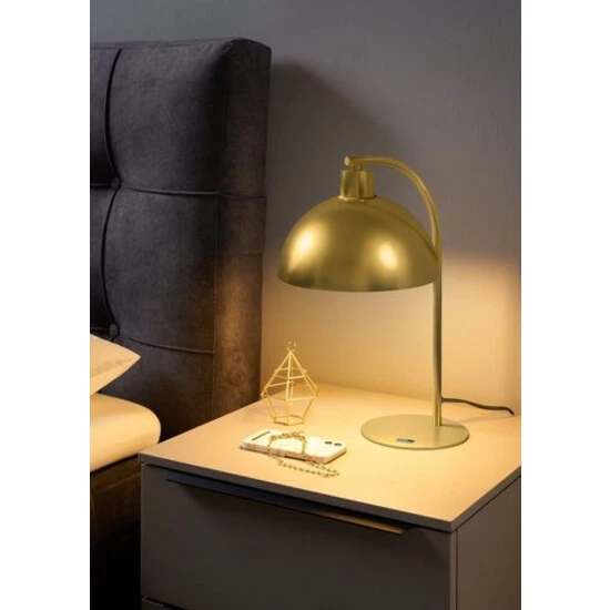 Am billigsten ✨ Nino Leuchten Nino Tischleuchte Cary M 1 Flame Gold Metall Modern 40 Cm 🧨 - Image 6