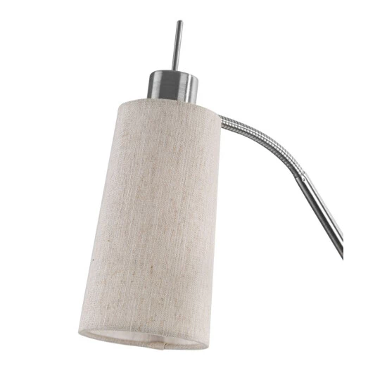 Bestpreis 💯 Nino Leuchten Stehleuchte 2-flg. LEE Textilschirm Leinenoptik Natur, 42380219 ⭐ - Image 2