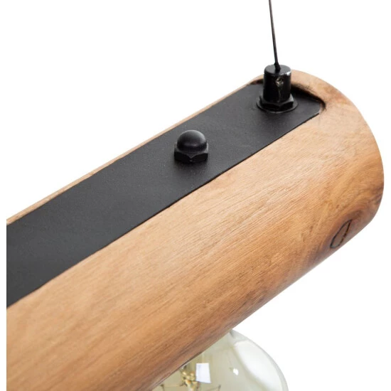 Bestpreis 🥰 Nino Leuchten Pendelleuchte 4flg. PALO Eukalyptusholz, Natur 👍 - Image 6