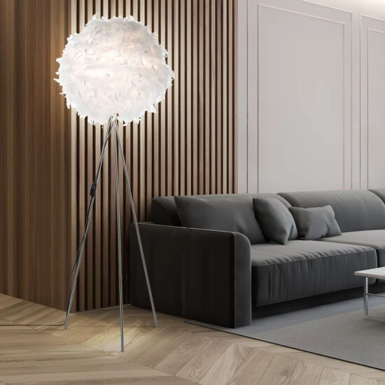 Top 10 😀 Nino Leuchten Stehleuchte 1flg Ducky Papierkugeln Mit Federn Weiss 40110107 ✨ - Image 3