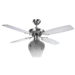 Aktion ⭐ Nino Leuchten Deckenventilator FRANCO 4 MDF-Blätter, Vertstellbar, 68050101 🔔