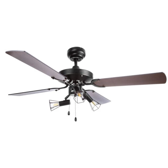 Blitzangebot ✨ Nino Leuchten Deckenventilator DON 4 MDF-Blätter, Verstellbar, 68070308 🎁