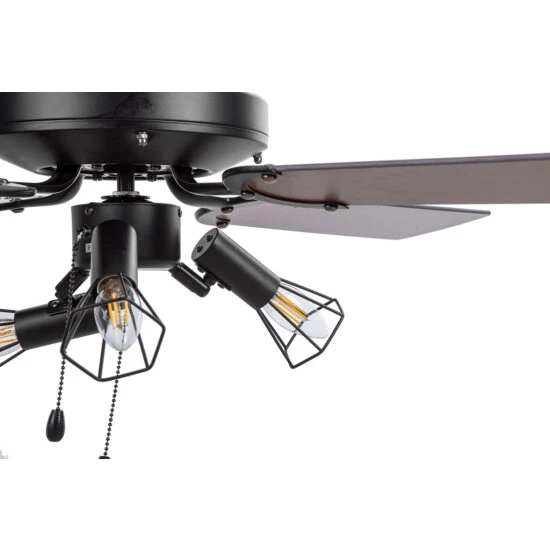 Blitzangebot ✨ Nino Leuchten Deckenventilator DON 4 MDF-Blätter, Verstellbar, 68070308 🎁 - Image 3