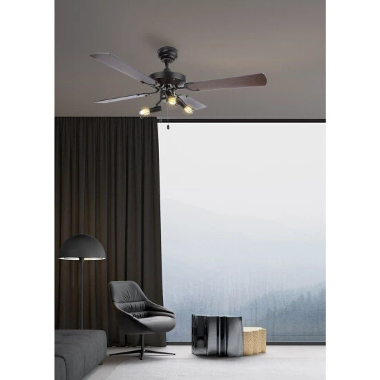 Blitzangebot ✨ Nino Leuchten Deckenventilator DON 4 MDF-Blätter, Verstellbar, 68070308 🎁 - Image 12