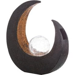 Brandneu ❤️ Nino Leuchten Solarleuchte Mira Farbe Schwarz/braun, Kugel Klar 😉