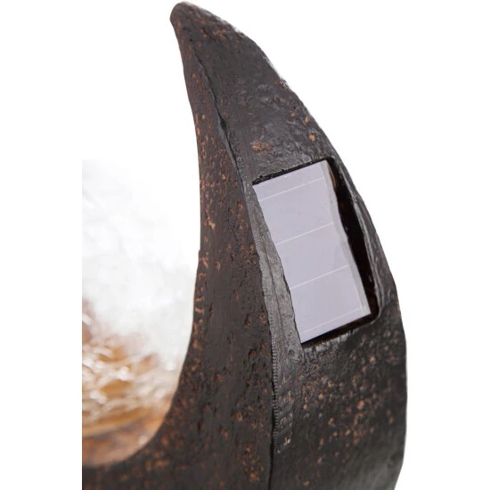 Brandneu ❤️ Nino Leuchten Solarleuchte Mira Farbe Schwarz/braun, Kugel Klar 😉 - Image 12