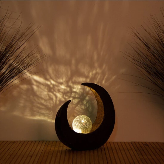 Brandneu ❤️ Nino Leuchten Solarleuchte Mira Farbe Schwarz/braun, Kugel Klar 😉 - Image 14