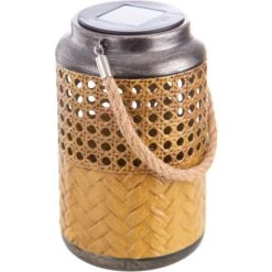 Aktion 🎉 Nino Leuchten Solarlaterne Modica Metall Braun / Silber Farbig 😉