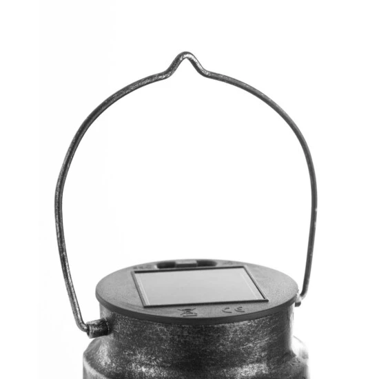 Blitzangebot 😀 Nino Leuchten Solarlaterne Vasere Metall Altsilber Farbig ✨ - Image 4