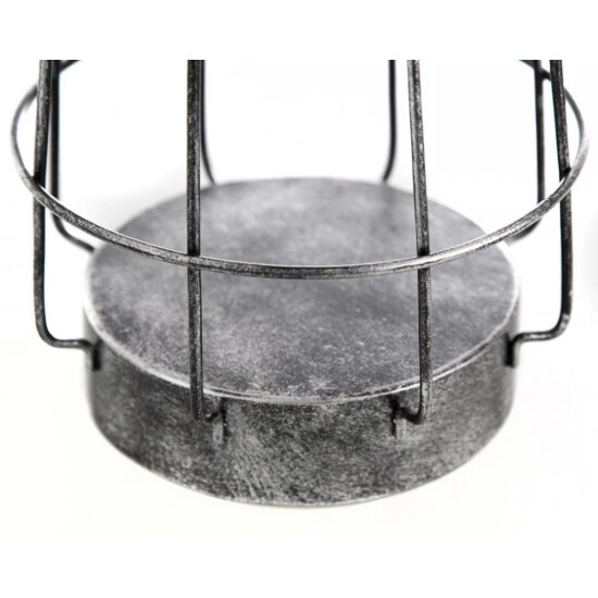 Blitzangebot 😀 Nino Leuchten Solarlaterne Vasere Metall Altsilber Farbig ✨ - Image 5