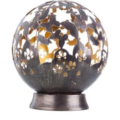 Rabatt 🛒 Nino Leuchten Solarkugel Terni Metall Schwarz 🎉