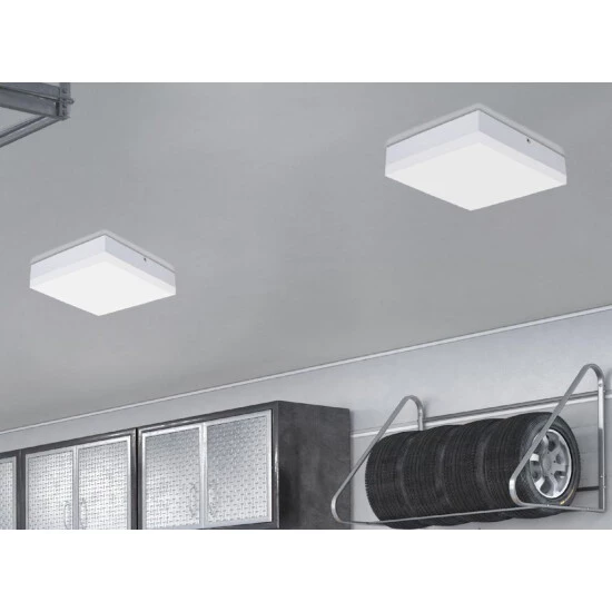 Aktion 🎁 Nino Leuchten LED Kellerleuchte Quadratisch, Garagenleuchte, IP 44 🤩 - Image 6