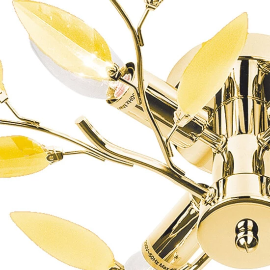 Angebote 🥰 Nino Leuchten Deckenleuchte NOTTINGHAM Gold, Dekorglas Goldfarben, 63180445 ❤️ - Image 4