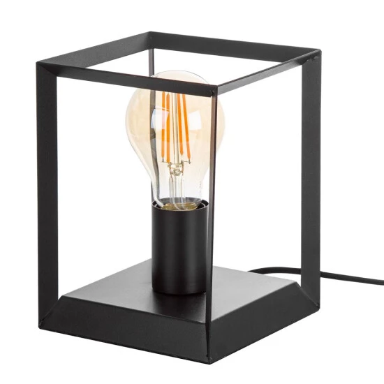 Auslauf ✔️ Nino Leuchten Tischleuchte 1-flg. CUBO Metal Schwarz, 52470108 💯