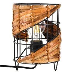 Besorgen 🧨 Nino Leuchten Tischleuchte 1-flg. JAVA Metall Schwarz, 52740108 👏