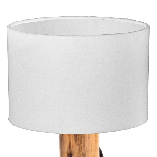 Bestes Angebot ✔️ Nino Leuchten Tischleuchte 1-flg NORIN Eukalyptusholz, Natur, 50210146 😀 - Image 2