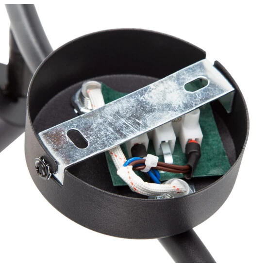 Aktion 🎁 Nino Leuchten Spot 3-flg. ESRA Schwarz, Draht-Rattan Schirme, 81340308 😍 - Image 3