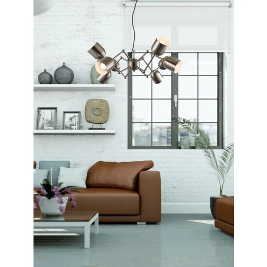 Schlussverkauf 🌟 Nino Leuchten LED Pendel 8flg PETTO Incl.8xE14,3W; 31060801 🤩 - Image 2