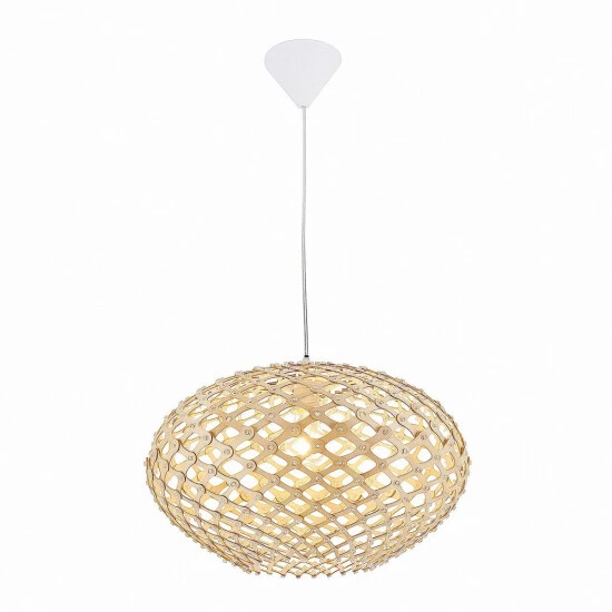 Budget 🌟 Nino Leuchten Pendel 1flg PADUA Eiche Hell Für 1xE27,max.40W, D:45cm,,H:26cm,H:max.150cm ⌛