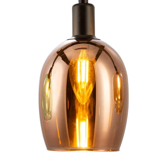 Budget 🎁 Nino Leuchten Deckenleuchte 4-flg. TELESTO Matt Schwarz, 60170408 ✨ - Image 4