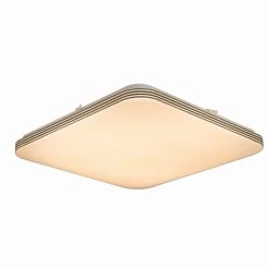 Am billigsten ✨ Nino Leuchten LED Deckenleuchte TAMA Kunststoff Weiß Incl.24W,3000K 44cmx44cm 😀