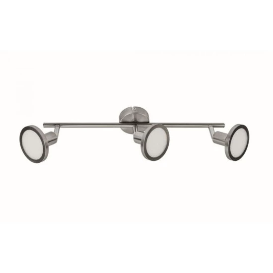 Beste Bewertungen von 👏 Nino Leuchten Spotleuchte Neo 3 Flamme Silber Modern Rund Deckenlampe Nickel 🌟 - Image 2