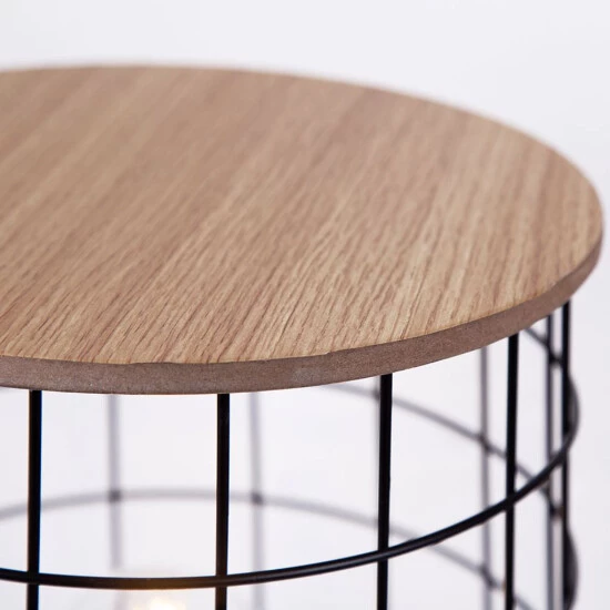 Bestes Angebot ❤️ Nino Leuchten Tisch Im Käfig-Design Mit Integrierter Leuchte, H 44cm SILA 🧨 - Image 4