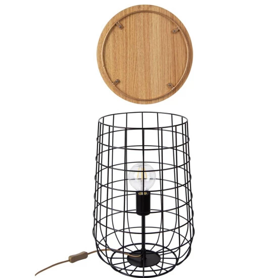 Bestes Angebot ❤️ Nino Leuchten Tisch Im Käfig-Design Mit Integrierter Leuchte, H 44cm SILA 🧨 - Image 7