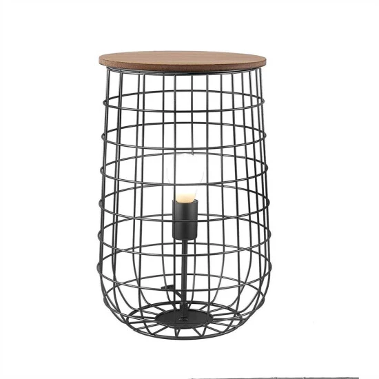 Bestes Angebot ❤️ Nino Leuchten Tisch Im Käfig-Design Mit Integrierter Leuchte, H 44cm SILA 🧨 - Image 9