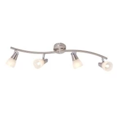 Schlussverkauf 🎉 Nino Leuchten LED-Spot 4-flg. LAIKA Deckenleuchte, Inkl. 4xG9,2,5W, 1 Gelenk Schwenkbar; 81180401 ✔️