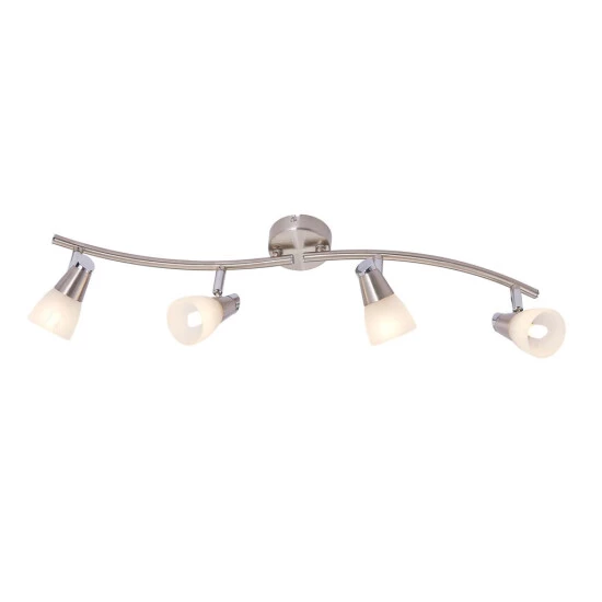 Schlussverkauf 🎉 Nino Leuchten LED-Spot 4-flg. LAIKA Deckenleuchte, Inkl. 4xG9,2,5W, 1 Gelenk Schwenkbar; 81180401 ✔️