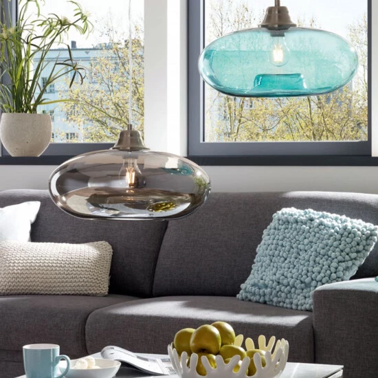 Bestpreis ❤️ Nino Leuchten Pendel 1-flg. LILLE Nickel Matt, Glas Smokey, 30040102 ⭐ - Image 3