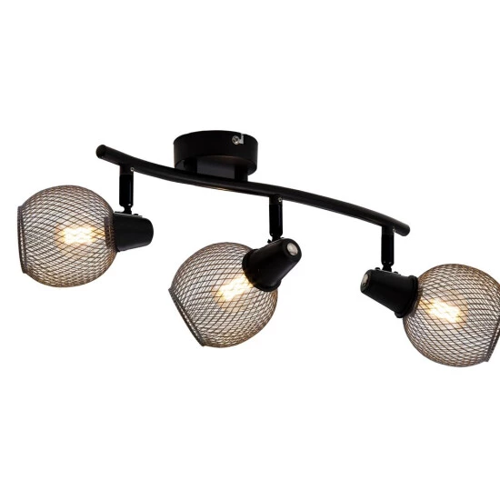 Bestes Angebot ⌛ Nino Leuchten Deckenleuchte, Metall-Draht, Schwarz, Nino HILO ✔️