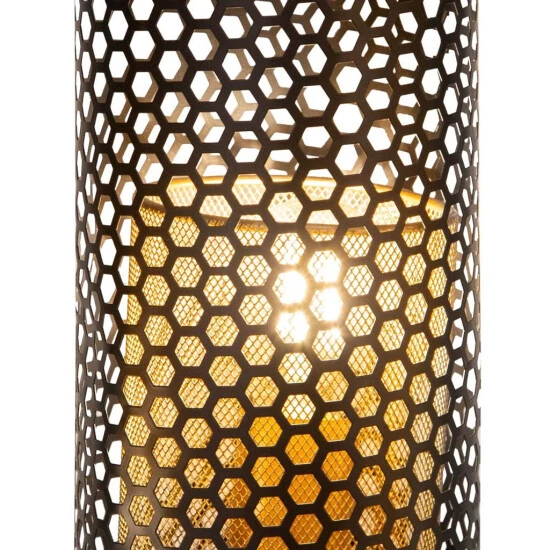 Am billigsten 🤩 Nino Leuchten Tischlampe, Vintage, Metall, Schwarz, L 35 Cm 🎁 - Image 2