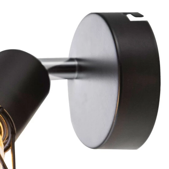 Coupon ❤️ Nino Leuchten Wandleuchte, Geflecht, Schwarz 35 Cm, TONI ⭐ - Image 3