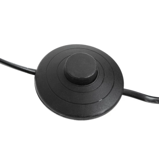 Schlussverkauf ✨ Nino Leuchten Bogenleuchte 1-flg. JARO Schwarz, Schirm Draht-Rattan, 41840108 🌟 - Image 6