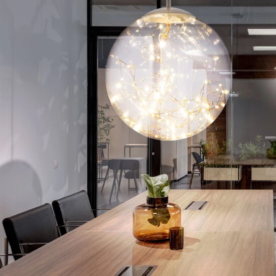 Blitzangebot 🤩 Nino Leuchten LED Pendellampe Für Ihren Wohnraum Mit Glaskugel LIGHTS 🛒 - Image 3