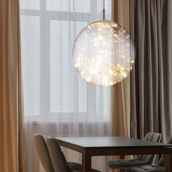 Blitzangebot 🤩 Nino Leuchten LED Pendellampe Für Ihren Wohnraum Mit Glaskugel LIGHTS 🛒 - Image 5