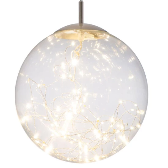 Blitzangebot 🤩 Nino Leuchten LED Pendellampe Für Ihren Wohnraum Mit Glaskugel LIGHTS 🛒 - Image 9